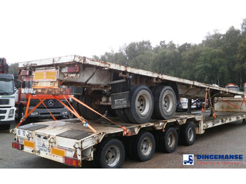 عربة مسطحة منخفضة نصف مقطورة Traylona 2-axle platform trailer 39000KG / Extendable 19M: صور 3