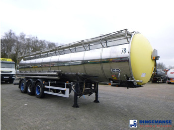 نصف مقطورة صهريج Van Hool Chemical tank inox 30 m3 / 1 comp: صور 2