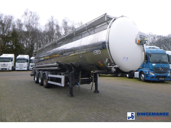 نصف مقطورة صهريج Van Hool Chemical tank inox 30 m3 / 3 comp: صور 2 نصف مقطورة صهريج Van Hool Chemical tank inox 30 m3 / 3 comp: صور 2