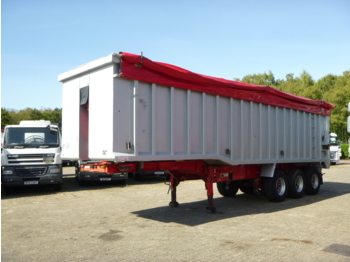 قلابة نصف مقطورة Wilcox Tipper trailer alu 54 m3 + tarpaulin: صور 1