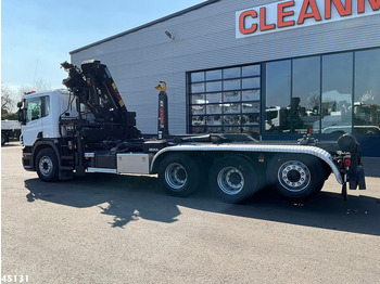 شاحنة ذات الخطاف, شاحنة كرين Scania P 380 8x4 Euro 5 Hiab 21 Tonmeter laadkraan Just 244.337 km!: صور 5