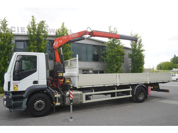 شاحنات مسطحة, شاحنة كرين IVECO STRALIS 19.310 E6 / Flatbed 19 EPAL / FASSI F135 / 225 MTH! / 5.7 T: صور 4