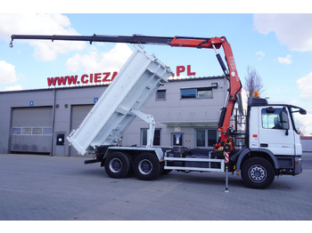 تأجير MERCEDES-BENZ Actros 2641 6×4 E5 / Crane / Dumper / 110000 km! MERCEDES-BENZ Actros 2641 6×4 E5 / Crane / Dumper / 110000 km!: صور 3