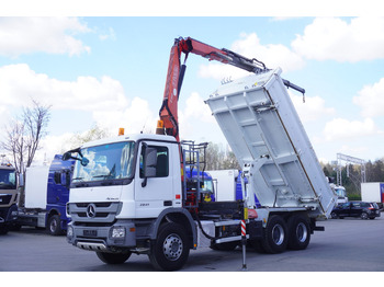 تأجير MERCEDES-BENZ Actros 2641 6×4 E5 / Crane / Dumper / 110000 km! MERCEDES-BENZ Actros 2641 6×4 E5 / Crane / Dumper / 110000 km!: صور 2