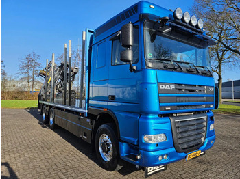 شاحنة قطع الأشجار, شاحنة كرين Ginaf G 3131 F 6X4 Manual Hiab 135Z: صور 2