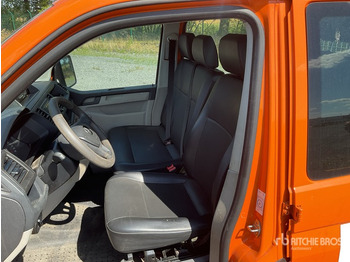 شاحنات مسطحة 2019 Volkswagen T6 Transporter 4x2 Crew Cab Flatbed Truck: صور 5