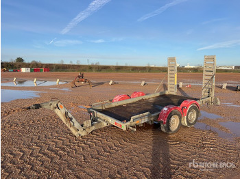 عربة مسطحة منخفضة مقطورة HUBIERE