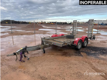 عربة مسطحة منخفضة مقطورة HUBIERE