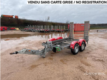 عربة مسطحة منخفضة مقطورة HUBIERE