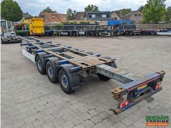شاحنات الحاويات/ جسم علوي قابل للتغيير نصف مقطورة Krone SDC 27 3-Assen SAF - Lift as - Schijfremmen - Achterschuiver - 20 2x20FT/30/40FT: صور 5
