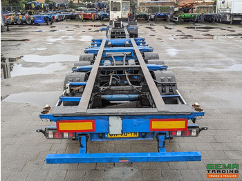 شاحنات الحاويات/ جسم علوي قابل للتغيير نصف مقطورة Pacton TXC339 3-Assen SAF - Schijfremmen - Lift-As - Vast - Reservewiel - 2x 20 30 40 45FT: صور 5