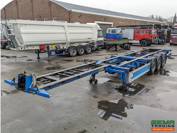 شاحنات الحاويات/ جسم علوي قابل للتغيير نصف مقطورة Pacton TXC339 3-Assen SAF - Schijfremmen - Lift-As - Vast - Reservewiel - 2x 20 30 40 45FT: صور 2
