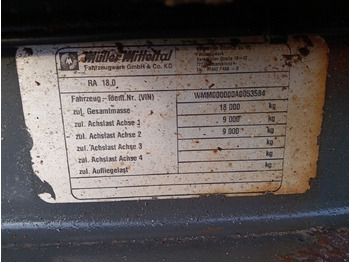 تأجير Müller-Mitteltal RA18 Abrollanhänger 7m BPW Trommel TÜV 5/2025 Müller-Mitteltal RA18 Abrollanhänger 7m BPW Trommel TÜV 5/2025 Müller-Mitteltal RA18 Abrollanhänger 7m BPW Trommel TÜV 5/2025 Müller-Mitteltal RA18 Abrollanhänger 7m BPW Trommel TÜV 5/2025: صور 3