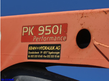 شاحنات مسطحة VOLVO FH12 420HP + Crane Palfinger PK9501: صور 5