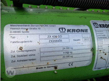مقطورات الاعلاف Krone ZX 430 GD: صور 2