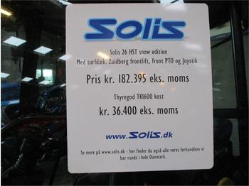 جرار Solis 26 HST Snow Edition med frontlift, front PTO, Thyr: صور 5