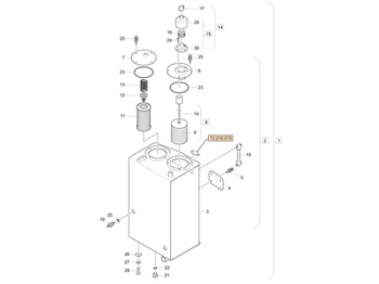 خزان وقود - آلات البناء جديد Case 3LML03100 - 31ML01017CG (HYDRAULIC TANK): صور 2