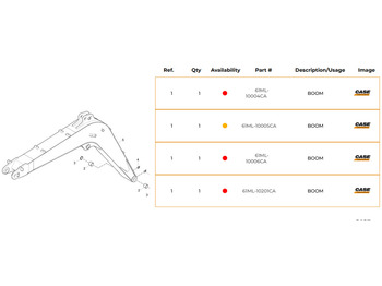 ذراع الرافعة CASE