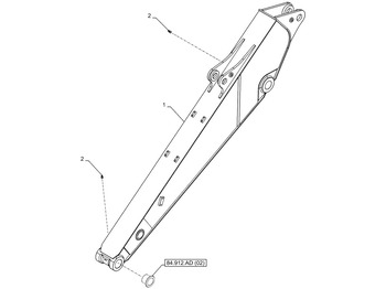 ذراع الرافعة CASE