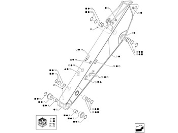 ذراع الرافعة CASE