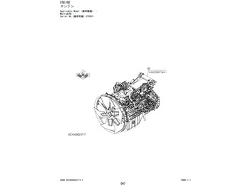 المحرك و قطع الغيار HITACHI