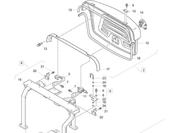 هيكل السيارة الخارجية NEW HOLLAND