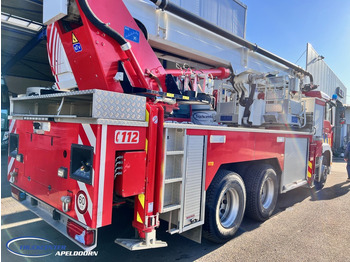شاحنة MAN TGA 26.350 Magirus ALP 320L = 32 meter, Waterpump, 6x4, Steel springs: صور 4
