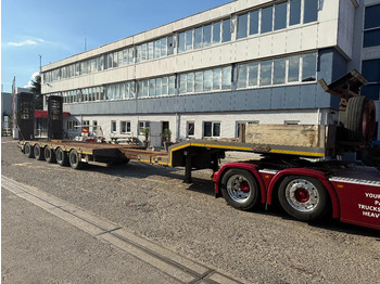 عربة مسطحة منخفضة نصف مقطورة NOOTEBOOM