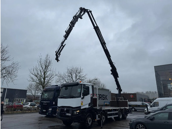 شاحنات مسطحة, شاحنة كرين Renault C430 8X4 - EURO 6 + HIAB 288 E-5 + JIB 70X-4 + REMOTE + FULL STEEL SUSP.: صور 3 شاحنات مسطحة, شاحنة كرين Renault C430 8X4 - EURO 6 + HIAB 288 E-5 + JIB 70X-4 + REMOTE + FULL STEEL SUSP.: صور 3