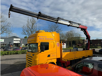 شاحنات مسطحة, شاحنة كرين Scania R500 V8 6X2 EURO 5 + HIAB 377EP-4XS + REMOTE CONTROL + RETARDER: صور 3