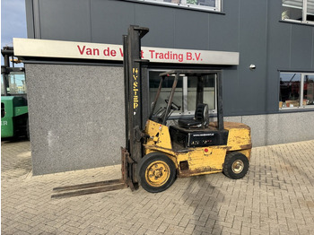 رافعة شوكية ديزل Hyster H3.00XL Duplo 400 3e Functie Isuzu Diesel 1990: صور 2