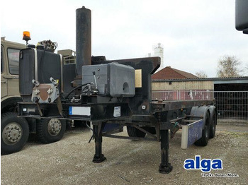 عربة مسطحة منخفضة نصف مقطورة