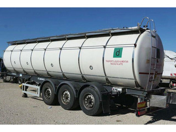 نصف مقطورة صهريج لنقل الطعام Menci SA 105, Isoliert, Tank aus 2016, 32m³, 4 Kammern: صور 4 نصف مقطورة صهريج لنقل الطعام Menci SA 105, Isoliert, Tank aus 2016, 32m³, 4 Kammern: صور 4