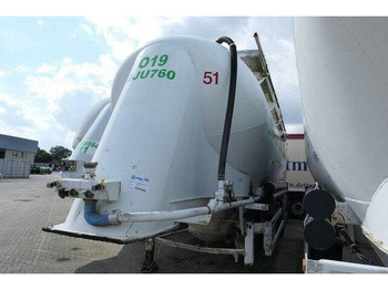 نصف مقطورة صهريج لنقل الخرسانة SPITZER SF 2743 PI, Zement, Alu-Felgen, 43m³, 1 Kammer: صور 2