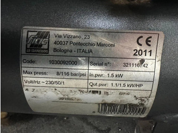 ضاغط الهواء Fiac Airmec ECU Olievrije Elektrische Zuigercompressor 1.5 PK 205 L / min 8 Bar: صور 3