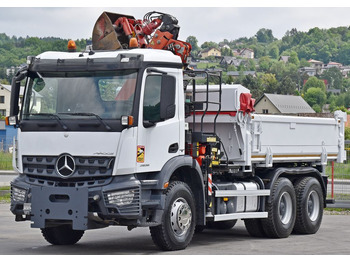 شاحنة كرين, قلابات Mercedes-Benz AROCS 2635* FASSI F165AZ.0.22 + FUNK * 6x4: صور 5 شاحنة كرين, قلابات Mercedes-Benz AROCS 2635* FASSI F165AZ.0.22 + FUNK * 6x4: صور 5