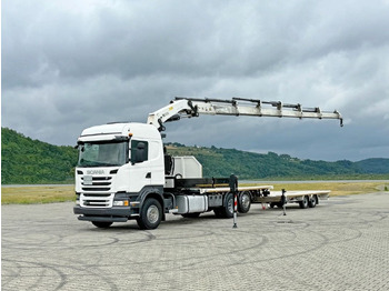 تأجير  Scania R440 * HIAB 422 E-6 HIPRO + FUNK + Anhänger! 6x4 Scania R440 * HIAB 422 E-6 HIPRO + FUNK + Anhänger! 6x4: صور 2