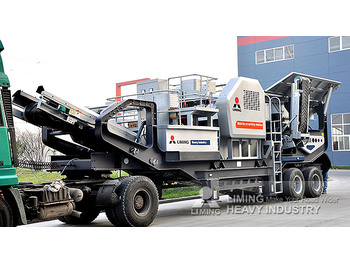 كسارة فكية جديد Liming KE750-1 Mobile Jaw Crusher Mountain Stone Crusher Line: صور 3