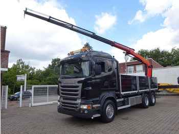 شاحنات مسطحة, شاحنة كرين Scania R620 Flatbed + crane PK 22002 EH 6x2: صور 4 شاحنات مسطحة, شاحنة كرين Scania R620 Flatbed + crane PK 22002 EH 6x2: صور 4