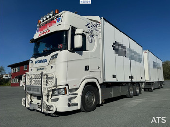 بصندوق مغلق شاحنة SCANIA S 650