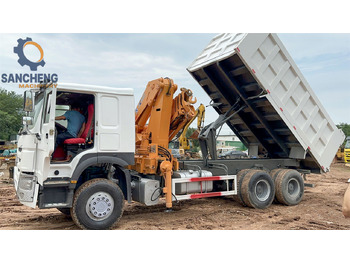 شاحنة كرين SINOTRUK Howo 371 6x4 crane truck: صور 4
