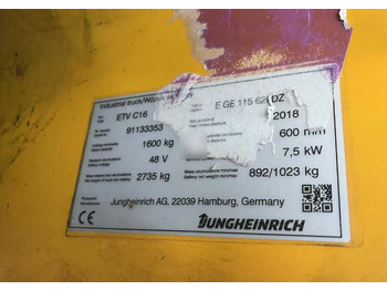 شاحنة مناولة Jungheinrich ETVC16: صور 4