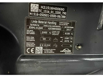 رافعة شوكية كهربائية Linde E50HL-01/600: صور 4 رافعة شوكية كهربائية Linde E50HL-01/600: صور 4