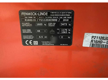 شاحنة مناولة Linde R16HD-01: صور 4