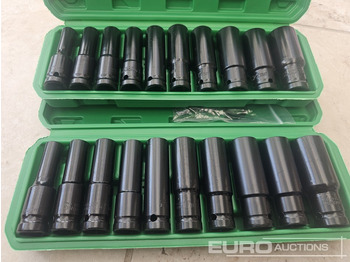معدات الورش Unused 10Pcs 1/2" Deep Impact Socket Set (10-24mm) (2 of): صور 3