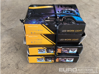 معدات الورش Unused LED Work Lights, 48w, 12V/24V, Adjustable Bracket, IP67 Waterproof, 6000k White (4 of): صور 4