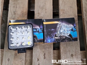 معدات الورش Unused LED Work Lights, 48w, 12V/24V, Adjustable Bracket, IP67 Waterproof, 6000k White (4 of): صور 5