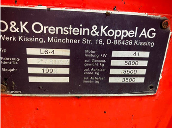 اللودر بعجل O & K L6: صور 4 اللودر بعجل O & K L6: صور 4