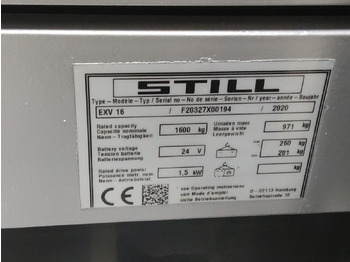 تأجير Still EXV16/BATT.NEU Still EXV16/BATT.NEU: صور 5