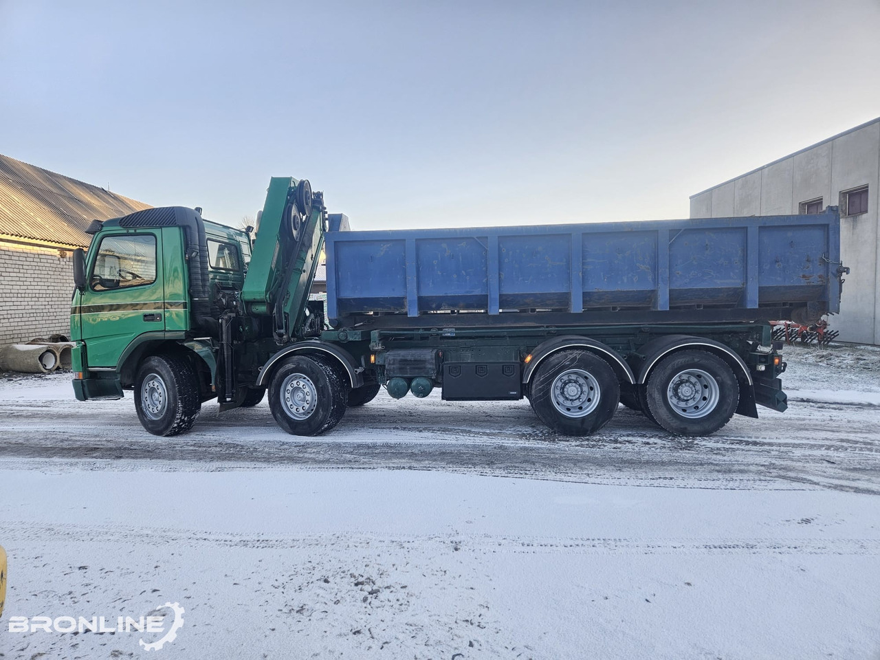 2002 Volvo FM12 8x4 Cable lift + Crane HMF - شاحنة - نظام الكابلات, شاحنة كرين: صور 4 2002 Volvo FM12 8x4 Cable lift + Crane HMF - شاحنة - نظام الكابلات, شاحنة كرين: صور 4